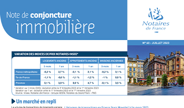 Note de conjoncture immobilière n°60 / juillet 2023